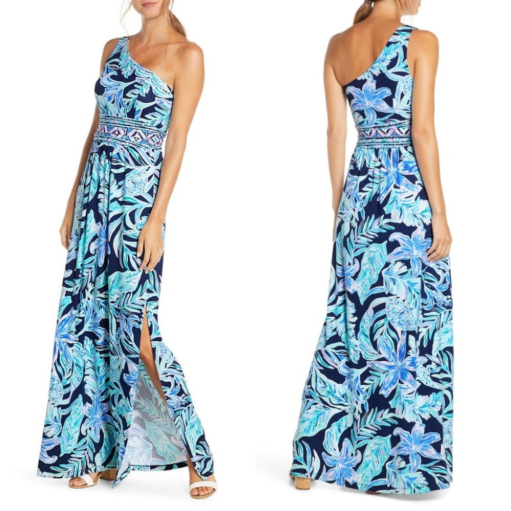 Lilly Pulitzer Ready Set Gecko Malia Maxi Dress - Picture 4 of 14